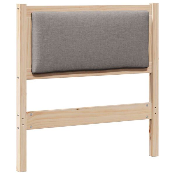 vidaXL T&ecirc;te de lit Autre Marron 80 cm Bois massif en pin