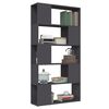 vidaXL Biblioth&egrave;que/S&eacute;parateur de pi&egrave;ce Gris 80x24x155 cm