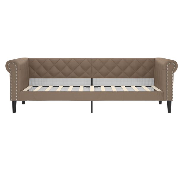 vidaXL Lit de jour cappuccino 100x200 cm similicuir