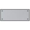 vidaXL Tableau noir magn&eacute;tique mural Noir 100x40 cm Verre tremp&eacute;