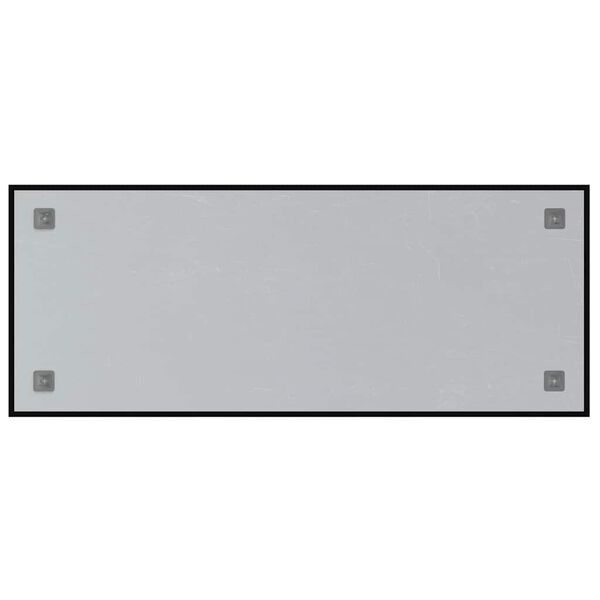 vidaXL Tableau noir magn&eacute;tique mural Noir 100x40 cm Verre tremp&eacute;