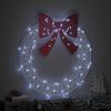 vidaXL Couronne avec 80 LED Blanc froid 92 x 9.5 x 92 cm Acrylique