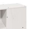 vidaXL Lit biblioth&egrave;que sans matelas blanc 160x200 cm bois pin massif