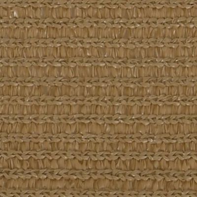 vidaXL Voile d'ombrage 160 g/m² Taupe 2x2,5 m PEHD