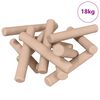 vidaXL Chevilles en bois 24000 pi&egrave;ces Marron Bois massif