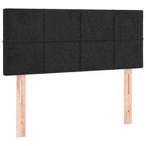 vidaXL T&ecirc;te de lit Noir 90x5x78/88 cm Velours