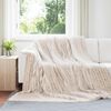 vidaXL Jet&eacute; Beige 240 x 220 cm Toison