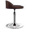 vidaXL Chaises &agrave; manger pivotantes lot de 2 marron similicuir
