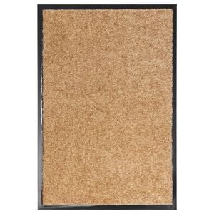 vidaXL Paillasson lavable Cr&egrave;me 40x60 cm