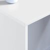 vidaXL Bureau mural Blanc 80 x 45 x 30 cm Bois d'ing&eacute;nierie