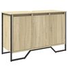 vidaXL Armoire lavabo de salle de bain ch&ecirc;ne sonoma 91x35x60 cm