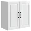 vidaXL Armoire Murale Blanc brillant 59 x 31 x 60 cm Bois d'ing&eacute;nierie