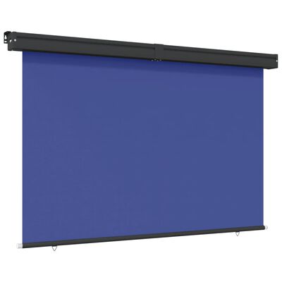 vidaXL Auvent latéral de balcon 145x250 cm Bleu