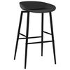 vidaXL Ensemble de bar 7 pcs Blanc et noir