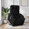 vidaXL Fauteuil de massage inclinable Noir Tissu