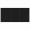 vidaXL Ensemble de salle à manger pour jardin 5 pcs Noir polyrotin