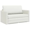 vidaXL Canap&eacute;-Lit Blanc 124 x 71 x 78 cm Simili cuir
