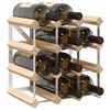 vidaXL Casier &agrave; bouteilles 12 bouteilles Pin&egrave;de solide