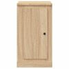 vidaXL Buffets 2 pcs ch&ecirc;ne sonoma 37,5x35,5x67,5 cm bois d'ing&eacute;nierie