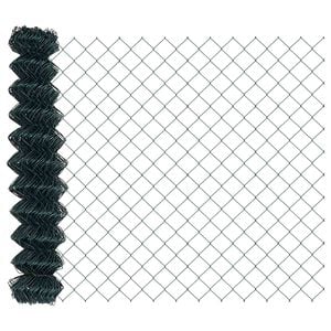 vidaXL Cl&ocirc;ture en treillis m&eacute;tallique 10 x 1,4 m Acier Vert