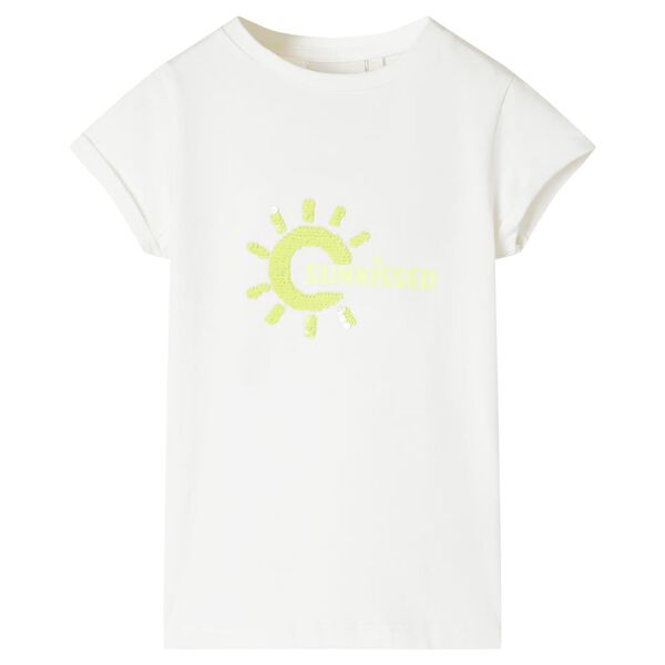 T-shirt pour enfants &eacute;cru 104