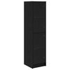 vidaXL Haut Armoire Ch&ecirc;ne noir 35 x 37 x 142 cm Bois d'ing&eacute;nierie