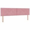 vidaXL T&ecirc;te de lit Rose 180 cm Velours