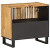 vidaXL Armoire lavabo de salle de bain 62x34x58cm manguier massif brut