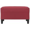 vidaXL Repose-pied Rouge bordeaux 70x55x41 cm Similicuir