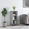vidaXL Buffet gris b&eacute;ton 34,5x32,5x90 cm bois d'ing&eacute;nierie