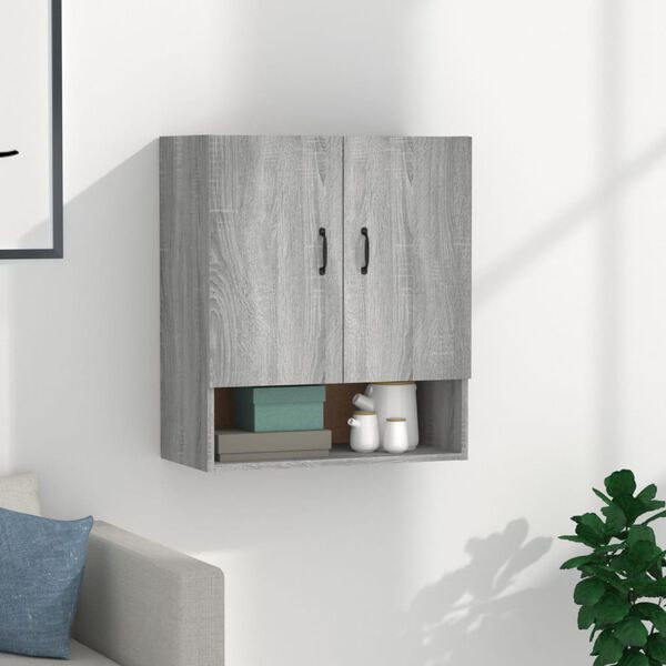 vidaXL Armoire murale Sonoma gris 60x31x70 cm Bois d'ing&eacute;nierie