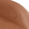 vidaXL Tabourets de bar lot de 2 marron clair similicuir