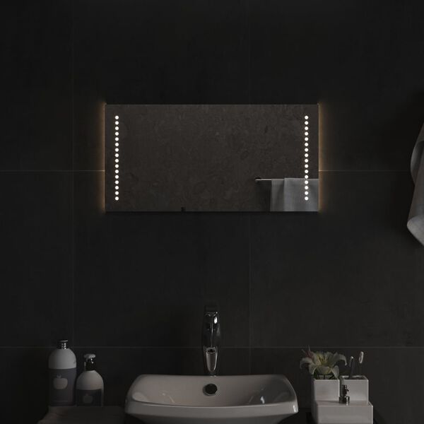 vidaXL Miroir de salle de bain &agrave; LED 60x30 cm