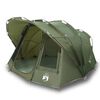 vidaXL Tente de p&ecirc;che 5 personnes vert olive imperm&eacute;able