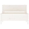 vidaXL Jardini&egrave;re Blanc 110x84x75 cm Bois massif de pin