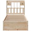 vidaXL Cadre de lit sans matelas 90x190 cm bois de pin massif