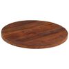 vidaXL Dessus de table Ø 40x3,8 cm rond bois massif de récupération