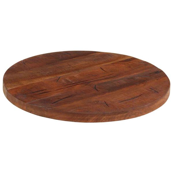 vidaXL Dessus de table Ø 40x3,8 cm rond bois massif de récupération