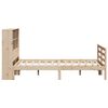 vidaXL Lit biblioth&egrave;que sans matelas 160x200 cm bois massif de pin