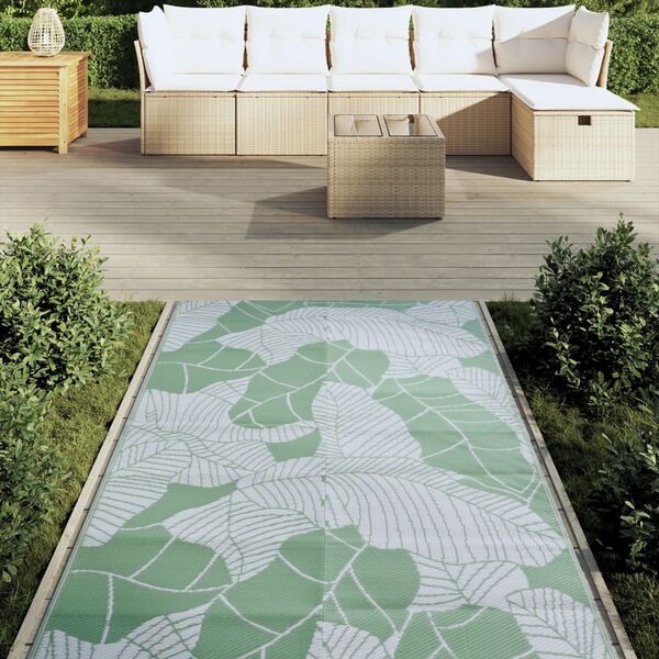 vidaXL Tapis d'ext&eacute;rieur ARAKIL vert 120 x 180 cm PP