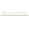 vidaXL Dessus de bureau blanc 80x40x2,5 cm bois massif de pin