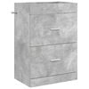 vidaXL Meuble sous lavabo de salle de bain Gris b&eacute;ton