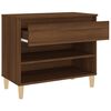 vidaXL Armoire &agrave; chaussures Ch&ecirc;ne marron 70x36x60 cm Bois d'ing&eacute;nierie