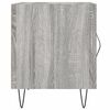 vidaXL Tables de chevet 2 pcs sonoma gris 40x40x50cm bois d'ing&eacute;nierie