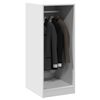 vidaXL Garde-robe blanc 48x41x102 cm bois d'ing&eacute;nierie