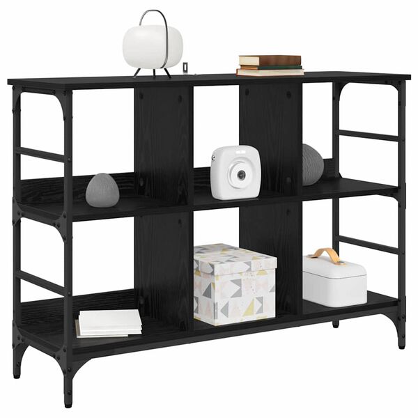 vidaXL Buffet Ch&ecirc;ne noir 102 x 32 x 73,5 cm