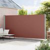 vidaXL Auvent lat&eacute;ral r&eacute;tractable de patio 220x600 cm Marron
