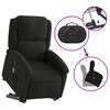 vidaXL Fauteuil de massage inclinable Noir Tissu
