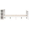 vidaXL Lit biblioth&egrave;que sans matelas blanc 140x200 cm bois pin massif