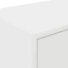 vidaXL Armoires murales de garage 2 pcs blanc bois d'ing&eacute;nierie